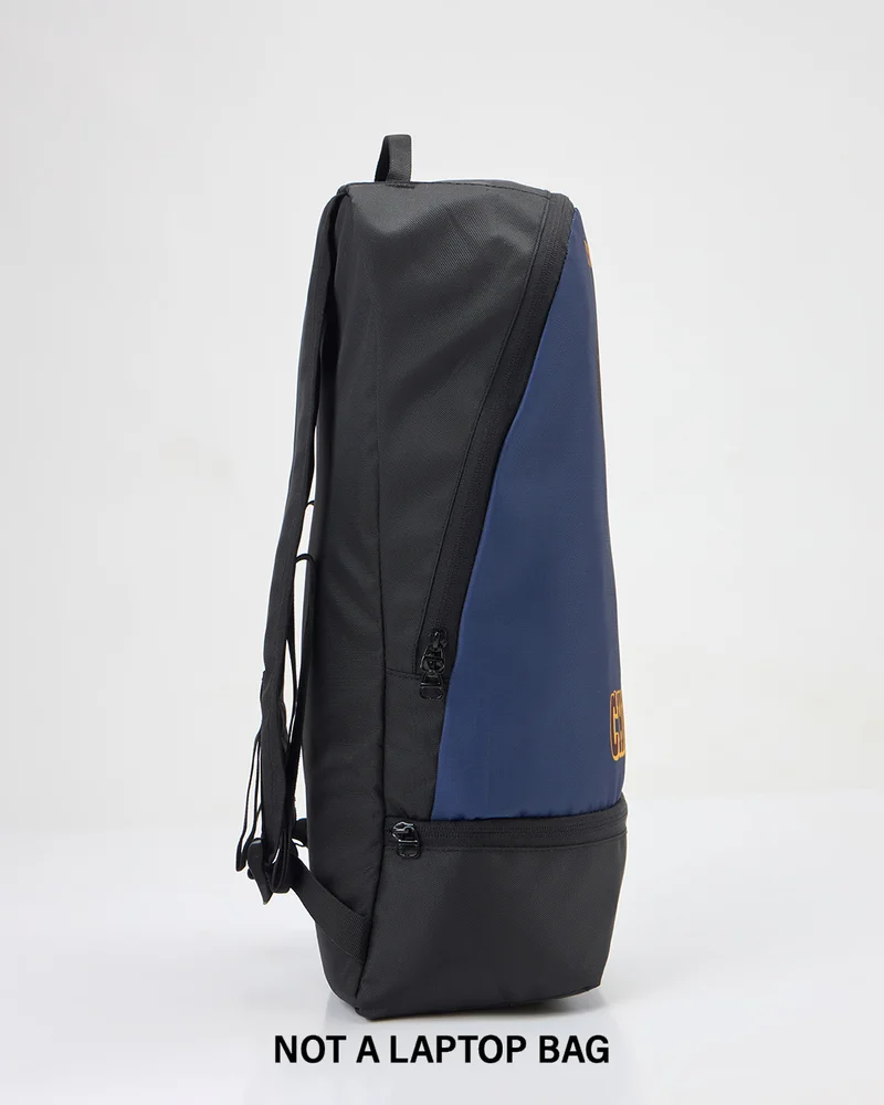 bewakoof Unisex Blue & Black Chill Guy Printed Backpack